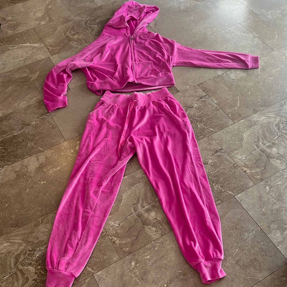 Victoria Secret velour sweat suit